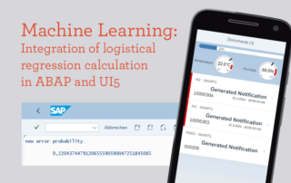 Logistic Regression calculation in ABAP and UI5 SAP